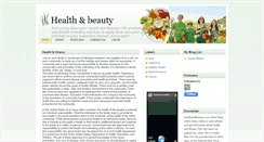 Desktop Screenshot of healthandbeauty2u.blogspot.com