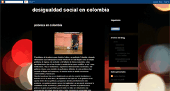 Desktop Screenshot of desigualdadsocialencolombia.blogspot.com