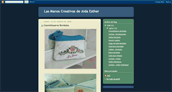 Desktop Screenshot of lasmanoscreativasdeaidaesther.blogspot.com