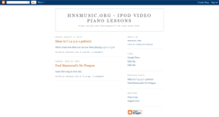 Desktop Screenshot of hnsmusic.blogspot.com