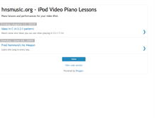 Tablet Screenshot of hnsmusic.blogspot.com