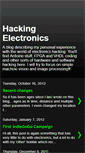 Mobile Screenshot of hackingelectronics.blogspot.com
