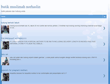 Tablet Screenshot of butiknorhaslin.blogspot.com