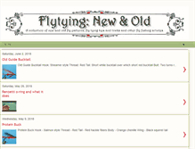 Tablet Screenshot of flytyingnewandold.blogspot.com