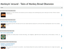 Tablet Screenshot of monkeybreadobsession.blogspot.com