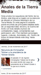 Mobile Screenshot of analesdelatierramedia.blogspot.com
