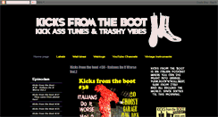 Desktop Screenshot of kicksfromthebootpodcast.blogspot.com