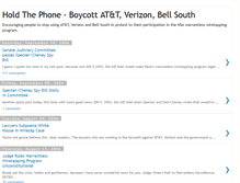 Tablet Screenshot of boycottatt.blogspot.com