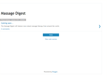 Tablet Screenshot of massagedigest.blogspot.com