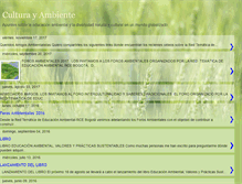 Tablet Screenshot of culturayambiente.blogspot.com