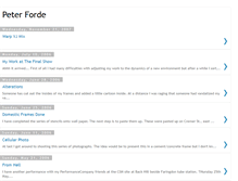 Tablet Screenshot of peterforde.blogspot.com