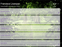 Tablet Screenshot of francisca-licarayen.blogspot.com