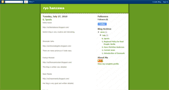 Desktop Screenshot of es2ryohanzawa.blogspot.com