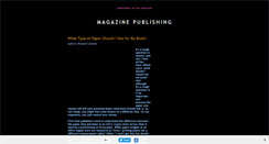 Desktop Screenshot of magazine-publishing.blogspot.com