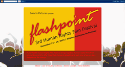 Desktop Screenshot of flashpointfilmfestival.blogspot.com