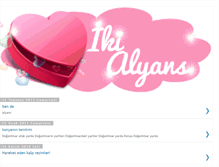 Tablet Screenshot of ikialyans.blogspot.com