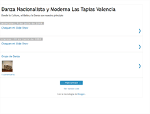 Tablet Screenshot of danzanacionalistaymodernalastapias.blogspot.com