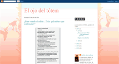 Desktop Screenshot of elojodeltotem.blogspot.com