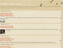 Tablet Screenshot of childrenofthetears.blogspot.com