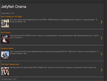 Tablet Screenshot of jellyfishdrama.blogspot.com