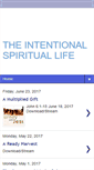 Mobile Screenshot of intentionalspirituallife.blogspot.com