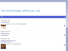 Tablet Screenshot of intentionalspirituallife.blogspot.com