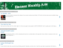 Tablet Screenshot of elementworship.blogspot.com
