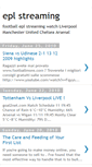 Mobile Screenshot of football-epl-streaming.blogspot.com