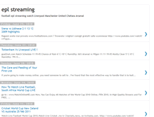 Tablet Screenshot of football-epl-streaming.blogspot.com