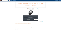 Desktop Screenshot of como-hacer-sushi.blogspot.com