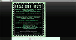 Desktop Screenshot of creacionesgulys.blogspot.com