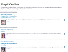 Tablet Screenshot of abagailcavaliers.blogspot.com