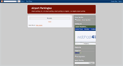 Desktop Screenshot of airportparkinglax2.blogspot.com