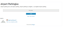 Tablet Screenshot of airportparkinglax2.blogspot.com