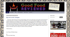 Desktop Screenshot of goodfoodreviewed.blogspot.com