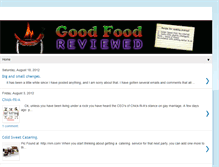 Tablet Screenshot of goodfoodreviewed.blogspot.com