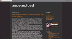 Desktop Screenshot of amos-and-paul.blogspot.com