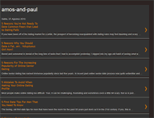 Tablet Screenshot of amos-and-paul.blogspot.com