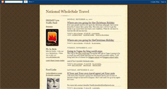 Desktop Screenshot of nationalwholesaletravel.blogspot.com