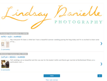Tablet Screenshot of lindsaydaniellephotography.blogspot.com
