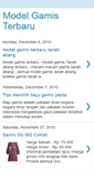 Mobile Screenshot of modelgamisterbaru.blogspot.com