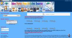 Desktop Screenshot of ideaforexfreearticles.blogspot.com