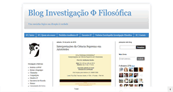 Desktop Screenshot of investigacao-filosofica.blogspot.com