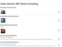 Tablet Screenshot of cyberadvisorsinc.blogspot.com