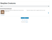 Tablet Screenshot of deepsea-creatures.blogspot.com