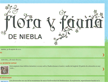 Tablet Screenshot of florayfaunadeniebla.blogspot.com