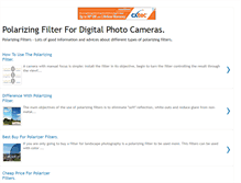 Tablet Screenshot of polarizingfilter.blogspot.com