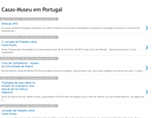 Tablet Screenshot of casas-museu-em-portugal.blogspot.com