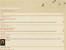 Tablet Screenshot of danj-prayerforfriends.blogspot.com