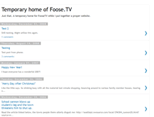 Tablet Screenshot of foosetv.blogspot.com